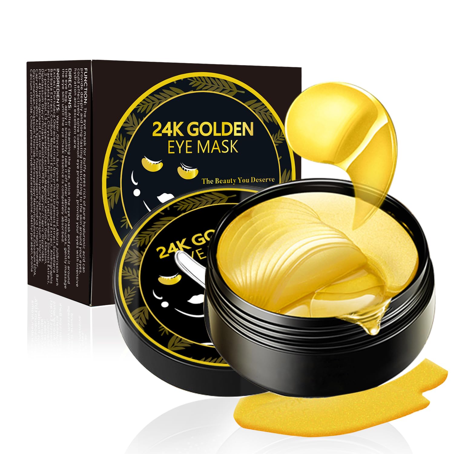 Amazon.com : Under Eye Patches, 24K Gold Eye Mask, 60PCS Under Eye